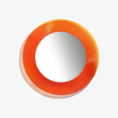Heal's Kartell All Saints Mirror Transparent Tangerine - Heal's UK Furniture