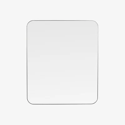 Heal's Heal's Fine Edge Mirror Rectangle Curved Silver 130x110cm