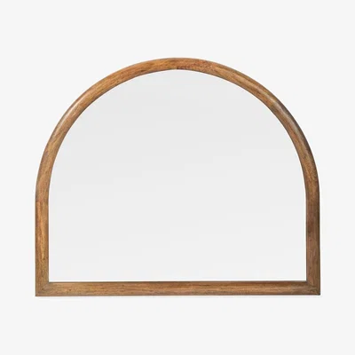 Heal's Heal's Genoa Over Mantle Mirror Walnut Finish 100 x 120cm