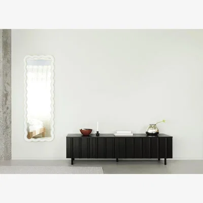 Heal's Normann Copenhagen Illu Mirror with Light White 160 x 55cm