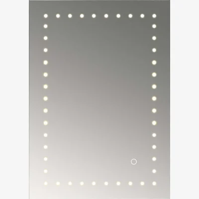 Homebase Fairford LED Dotted Frame Mirror - 500x700mm