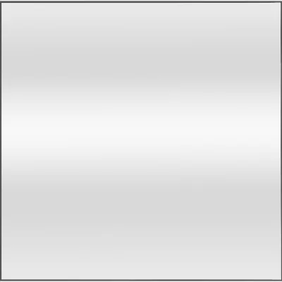 Homebase Grey Square Mirror - 55cm