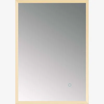 Homebase Avening Bold Edge Rectangular Make Up Mirror - 500x700mm