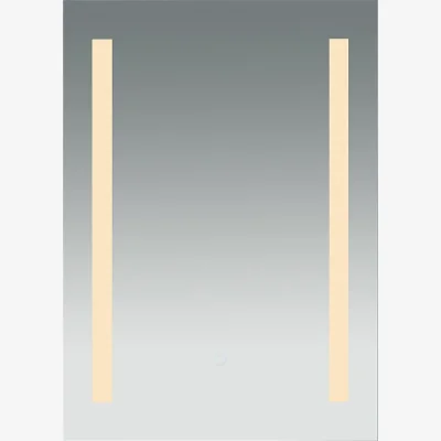 Homebase Painswick Vertical Light Bars Mirror - 700x500mm