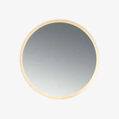 Homebase Oaksey Round Frosted Edge Mirror - 800mm