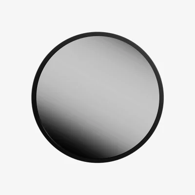 Homebase Round Mirror - Black - 50cm