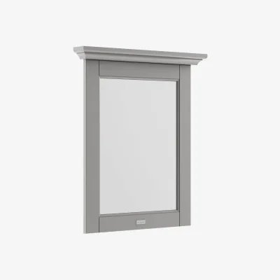 Homebase Balterley Harrington Flat Mirror - Storm Grey