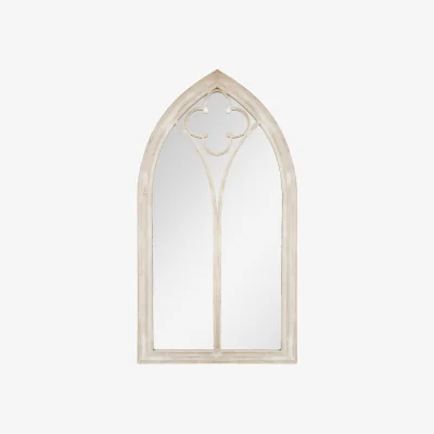 Homebase Church Window Outdoor Garden Mirror - 105cm