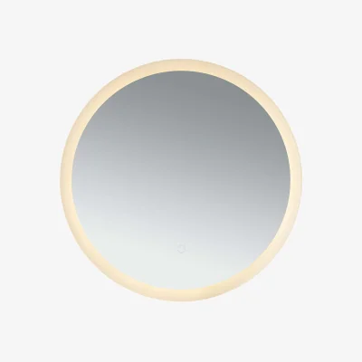 Homebase Oaksey Round Frosted Edge Mirror - 600mm