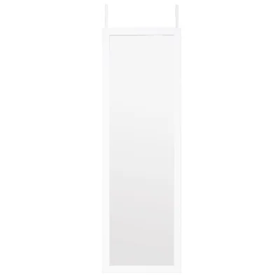 Homebase Over Door Hanging Mirror - 120x30cm - White
