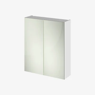 Homebase Balterley Dynamic 600mm Mirror Unit - Gloss White