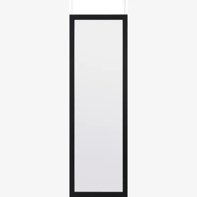 Homebase Overdoor Hanging Mirror - 120x30 cm - Black