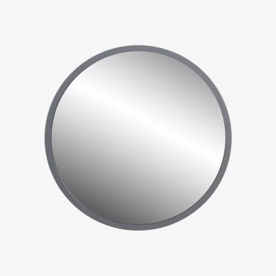 Homebase Round Mirror - Grey - 50cm