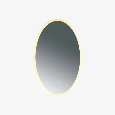 Homebase Burleigh Oval Acrylic Edge Mirror - 700x500mm