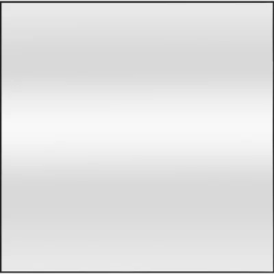 Homebase Black Square Mirror - 55cm