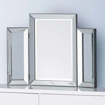 Happy Beds Soprano - Folding Dressing Table Mirror - Mirror/Glass - Happy Beds