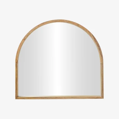Industville Bramley Arch Wall Mirror - 39 Inch - Natural