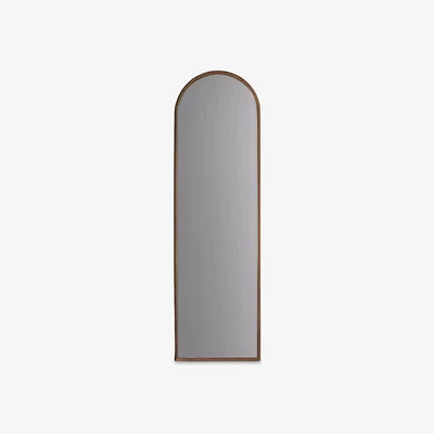John Lewis Gallery Direct Greystoke Arched Metal Frame Leaner Mirror, 170 x 50.5cm, Bronze