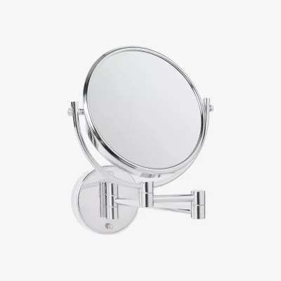 John Lewis John Lewis Opus Wall-Mounted Magnifying Shaving Mirror, Chrome