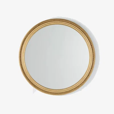 John Lewis John Lewis Vintage French Round Wall Mirror, 68cm, Antique Gold