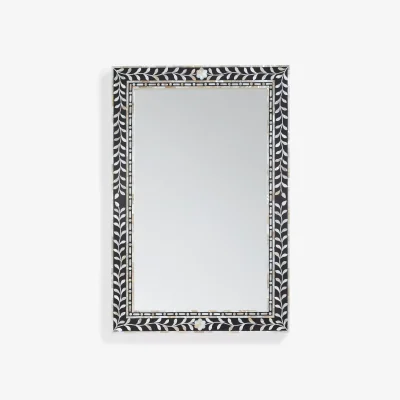 John Lewis John Lewis Mother Of Pearl Rectangular Wall Mirror, 60 x 90cm