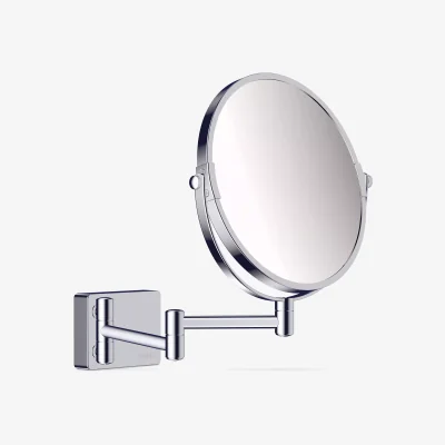 John Lewis Hansgrohe AddStoris Wall-Mounted Magnifying Shaving Mirror