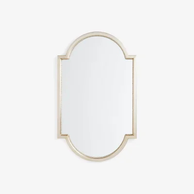 John Lewis John Lewis & Partners Pendant Decorative Wall Mirror, 97 x 57cm, Silver