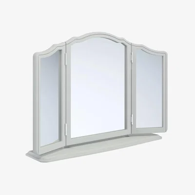 John Lewis Laura Ashley Provencale Dressing Table Mirror, Dove Grey