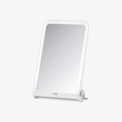 John Lewis EKO iMira Foldable LED Mirror, White