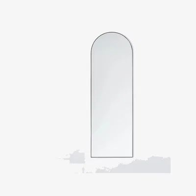 John Lewis John Lewis Scandi Leaner Arch Full Length Mirror, 180 x 60 cm, Black