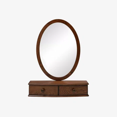 John Lewis Cotswold Winchcombe Dressing Table Mirror, Dark Oak