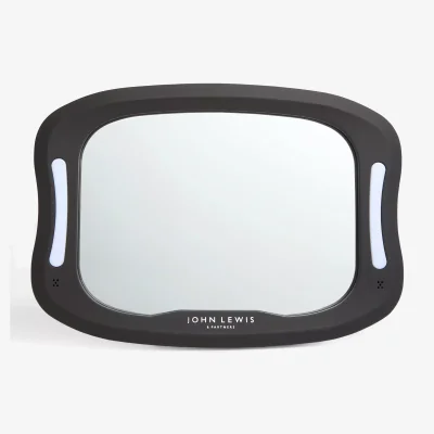 John Lewis John Lewis Light Up Car Mirror, Black