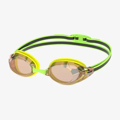 John Lewis Speedo Vanquisher 3.0 Swimming Goggles, Yellow/Grey/Mirror