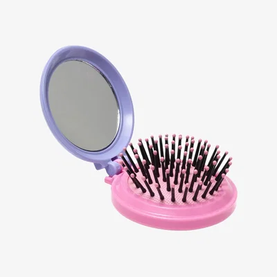 John Lewis Legami Unicorn Hairbrush & Mirror, Pink