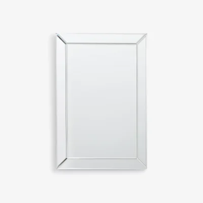 John Lewis John Lewis Simple Bevelled Glass Rectangular Wall Mirror, Clear