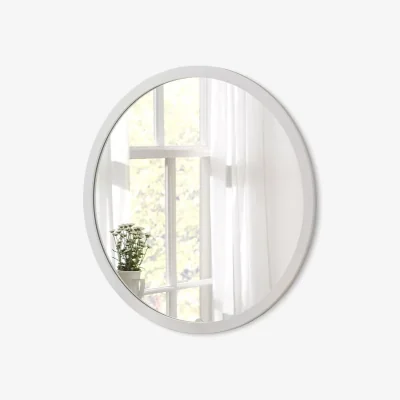 John Lewis Classic Round Wood Frame Wall Mirror