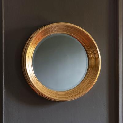 Knees Chaplin Medium Round Wall Mirror - Gold