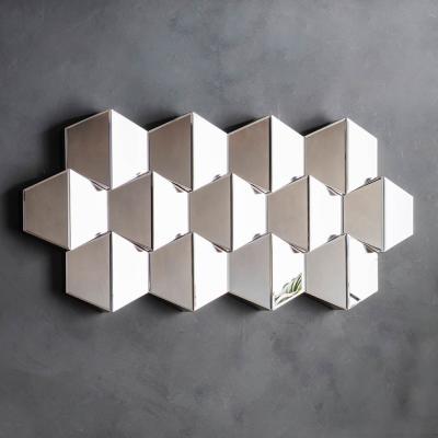 Knees Carina Small Irregular Wall Mirror - Silver