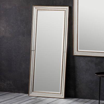 Knees Squire Extra Large Rectangle Leaner Mirror - Champagne
