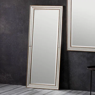 Knees Squire Extra Large Rectangle Leaner Mirror - Champagne
