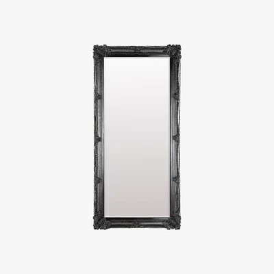 Knees Abbey Extra Large Rectangle Leaner Mirror - Black