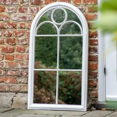 Knees Nurstead Outdoor Mirror - White