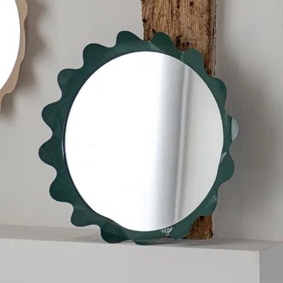 Knees Shoreditch Round Mirror - Teal