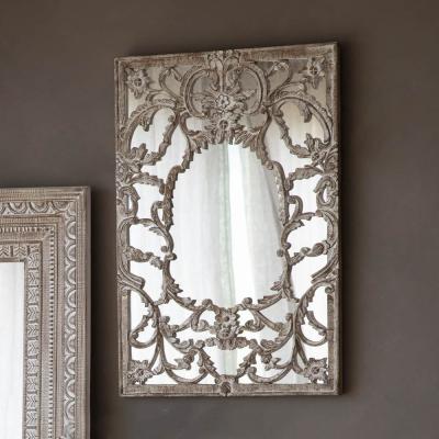 Knees Limi Medium Rectangle Wall Mirror - Light Wood