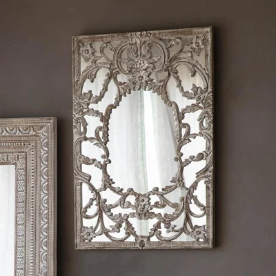 Knees Limi Medium Rectangle Wall Mirror - Light Wood