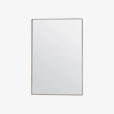 Knees Hurston Medium Rectangle Wall Mirror - Champagne