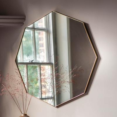 Knees Bowie Medium Octagon Wall Mirror - Champagne
