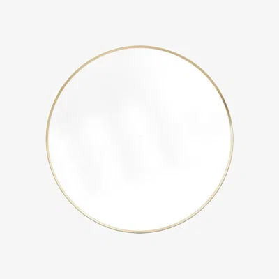 Knees Holworth Large Round Mirror - Gold