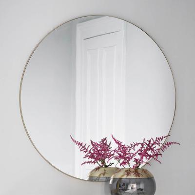 Knees Hayle Medium Round Wall Mirror - Champagne