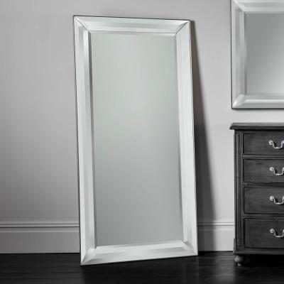 Knees Modena Extra Large Rectangle Leaner Mirror - Silver